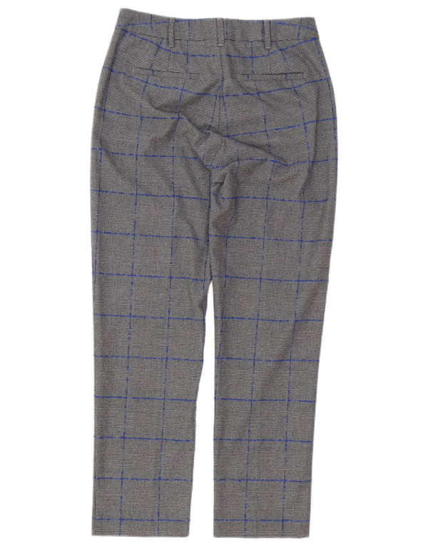 Max & Co. Chinobukser til kvinder UK 8 Small W28 L27 Grå Houndstooth