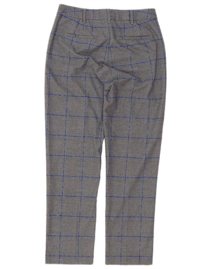 Max & Co. Chinobukser til kvinder UK 8 Small W28 L27 Grå Houndstooth