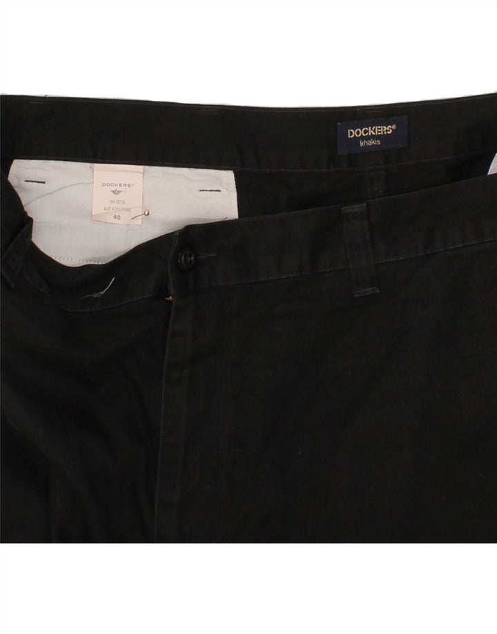 DOCKERS Mens Chino Shorts W40 XL Black Cotton Vintage Dockers and Second-Hand Dockers from Messina Hembry 
