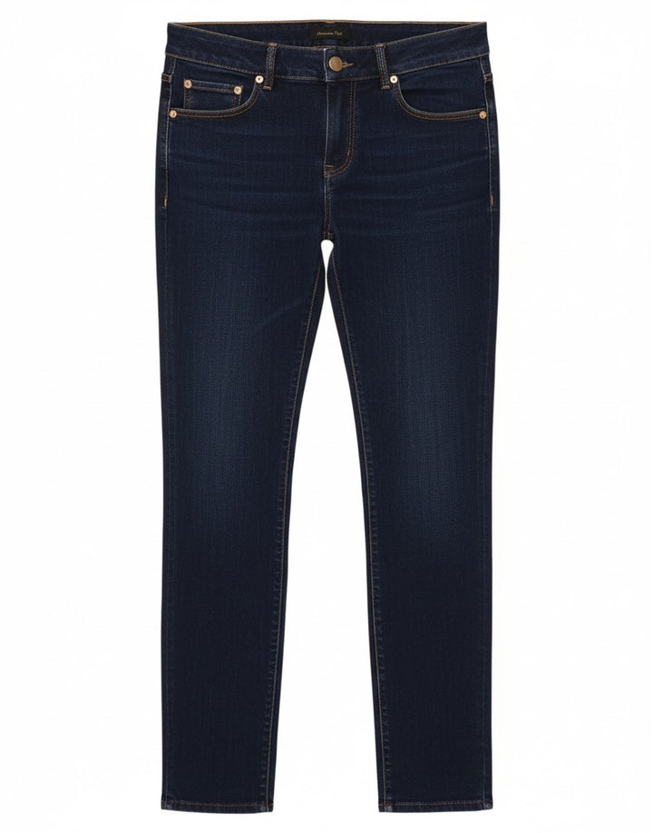 MASSIMO DUTTI Womens Skinny Jeans EU 40 Medium W30 L28 Navy Blue