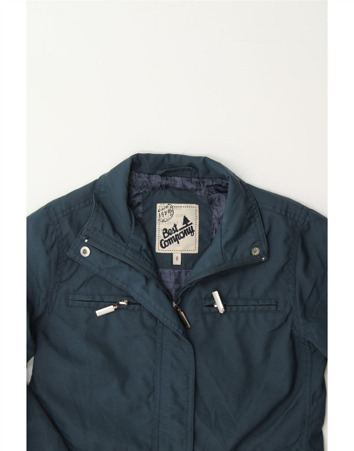BEST COMPANY Girls Utility Jacket 7-8 Years Navy Blue Polyamide Vintage Best Company and Second-Hand Best Company from Messina Hembry 