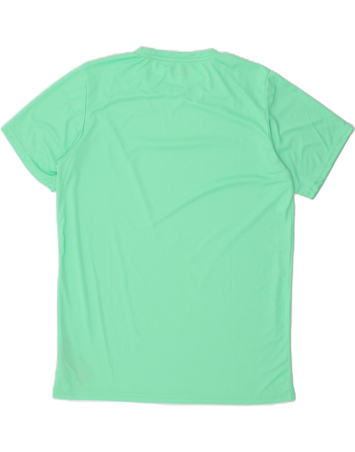 LOTTO Mens T-Shirt Top XL Green Polyester Vintage Lotto and Second-Hand Lotto from Messina Hembry 