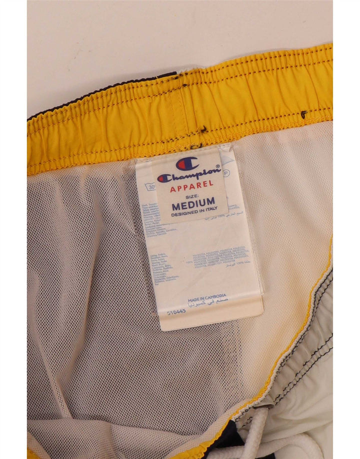 Champion Herre grafiske svømmeshorts Medium Navy Blue Colourblock