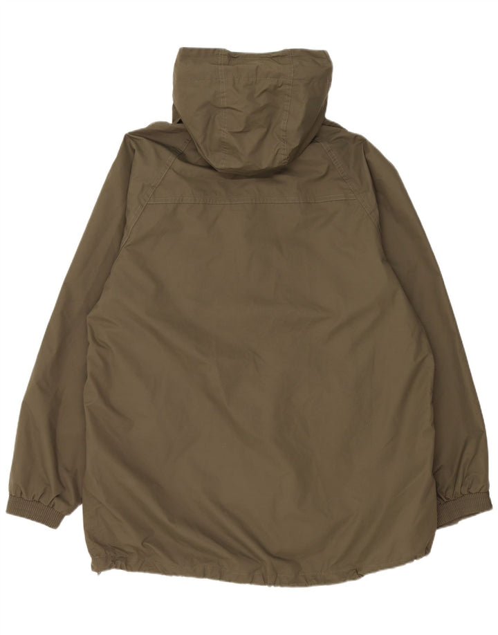 Mountain Warehouse Herre Hætte Regnjakke UK 40 Stor Khaki Nylon