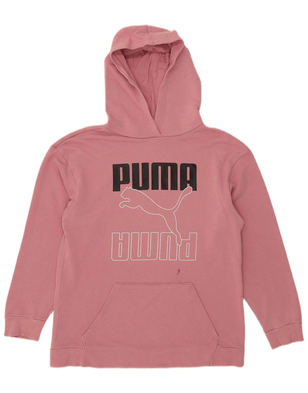 Puma Grafisk hættetrøje til mænd Medium Pink