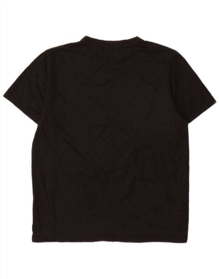 Fred Perry Herre T-Shirt Top Stor Sort Bomuld