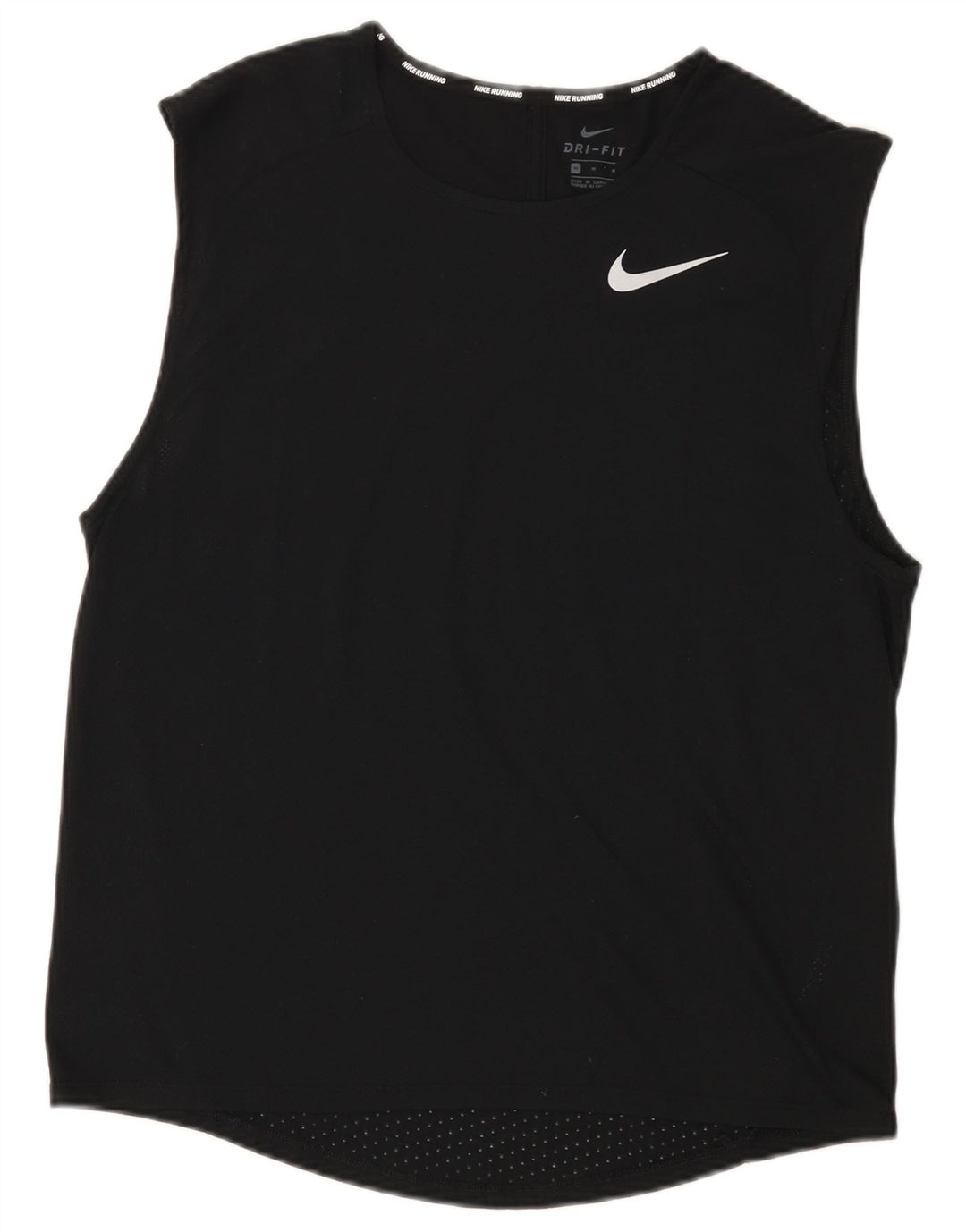 Nike Herre Dri Fit Vest Top Medium Sort Polyester