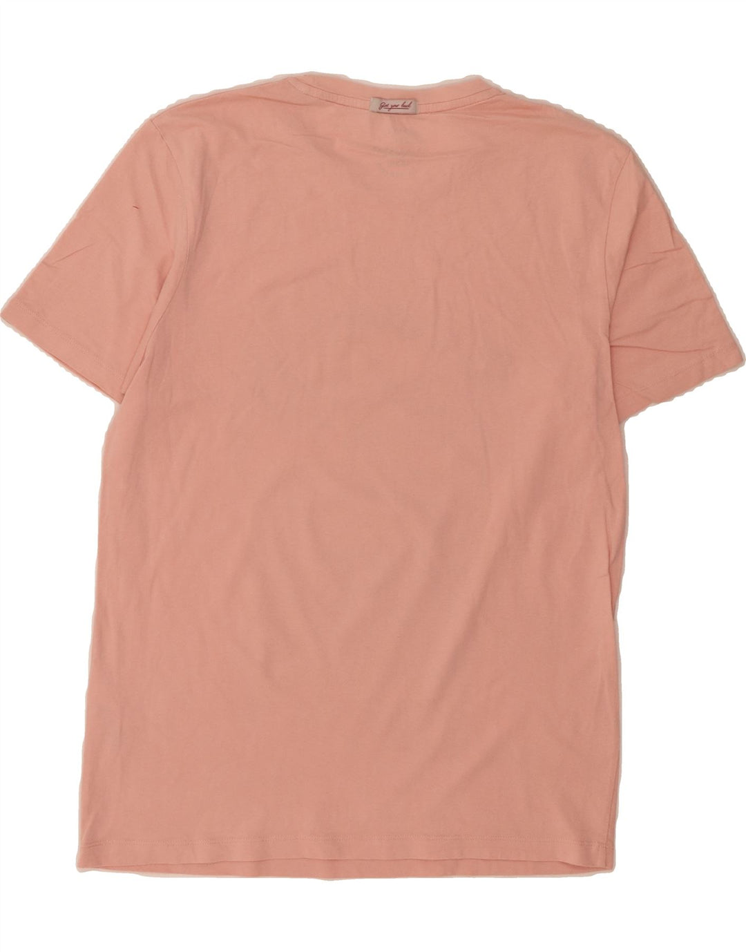 JACK & JONES Mens Graphic T-Shirt Top Medium Pink Cotton Vintage Jack & Jones and Second-Hand Jack & Jones from Messina Hembry 