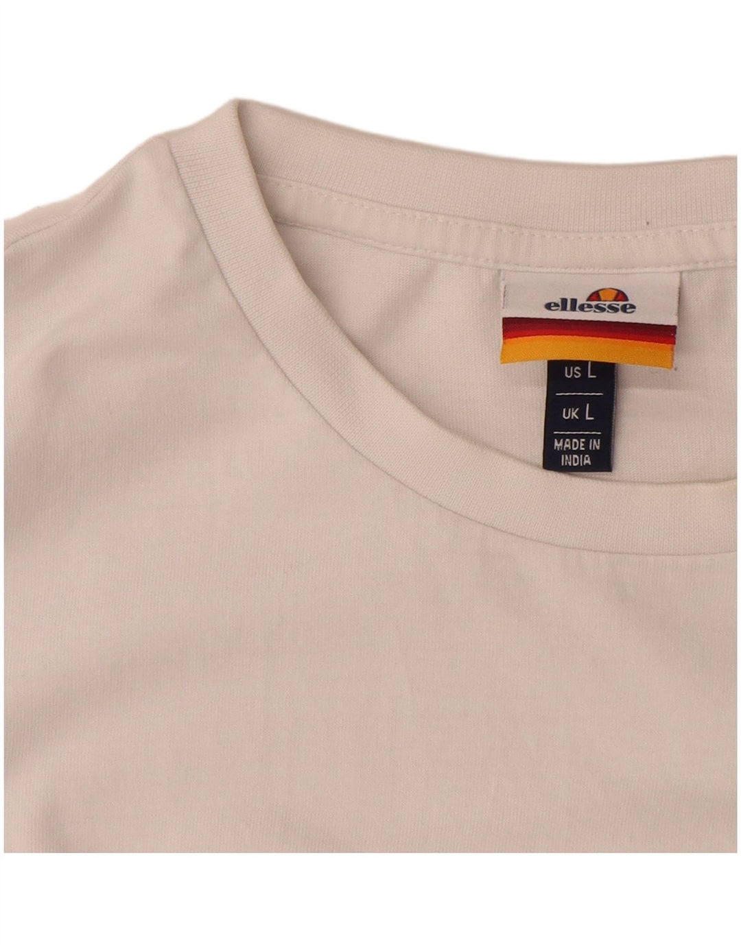 ELLESSE Herre Grafisk T-Shirt Top Stor Hvid