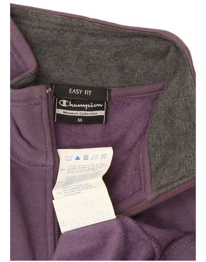 Champion Womens træningsdragt Topjakke UK 14 Medium Lilla Bomuld
