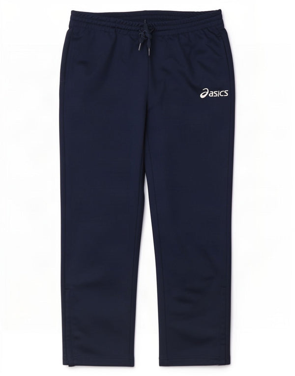 Asics Boys træningsdragt bukser 11-12 år marineblå polyester
