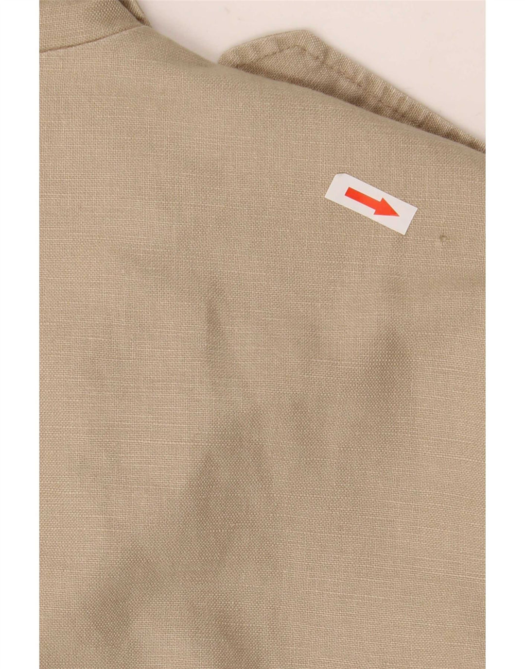 Jan Paulsen Herre Military Jacket EU 54 2XL Beige Linen
