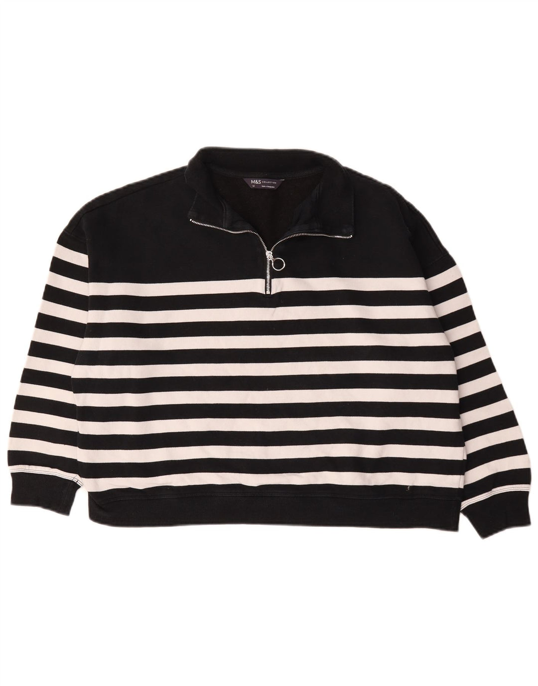 Marks & Spencer Dame Oversized Sweatshirt Jumper UK 16 Large Sort