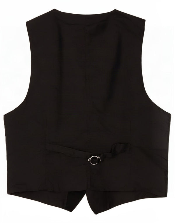 C&A Herre ruskindsvest XL sort læder