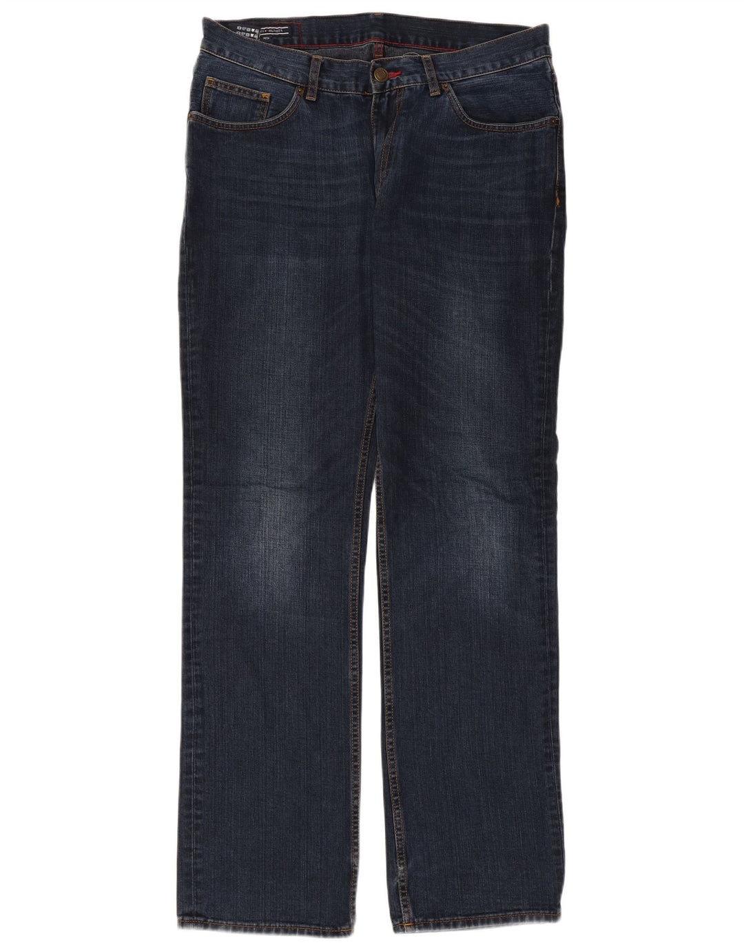 TOMMY HILFIGER Straight jeans til mænd W34 L34 Marineblå bomuld