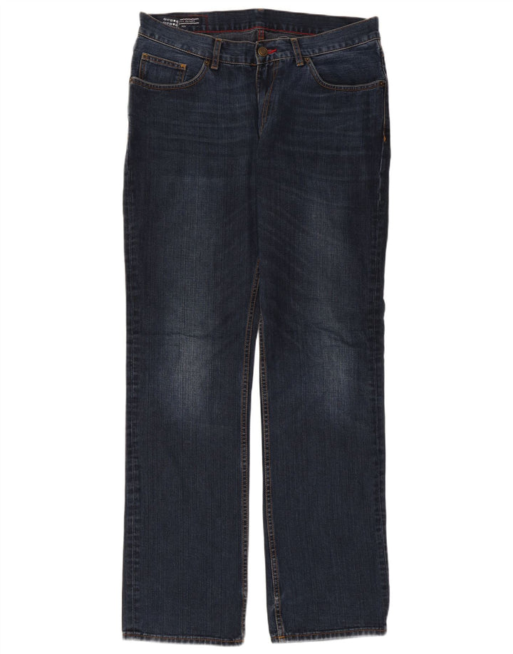 TOMMY HILFIGER Straight jeans til mænd W34 L34 Marineblå bomuld