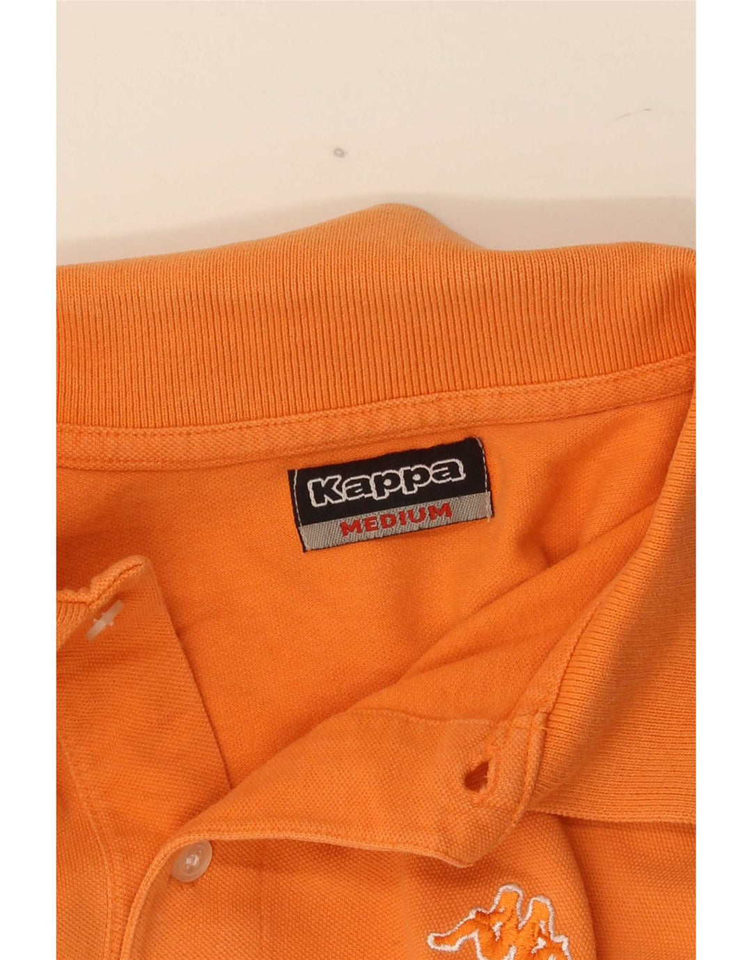 Kappa herre poloshirt Medium orange bomuld