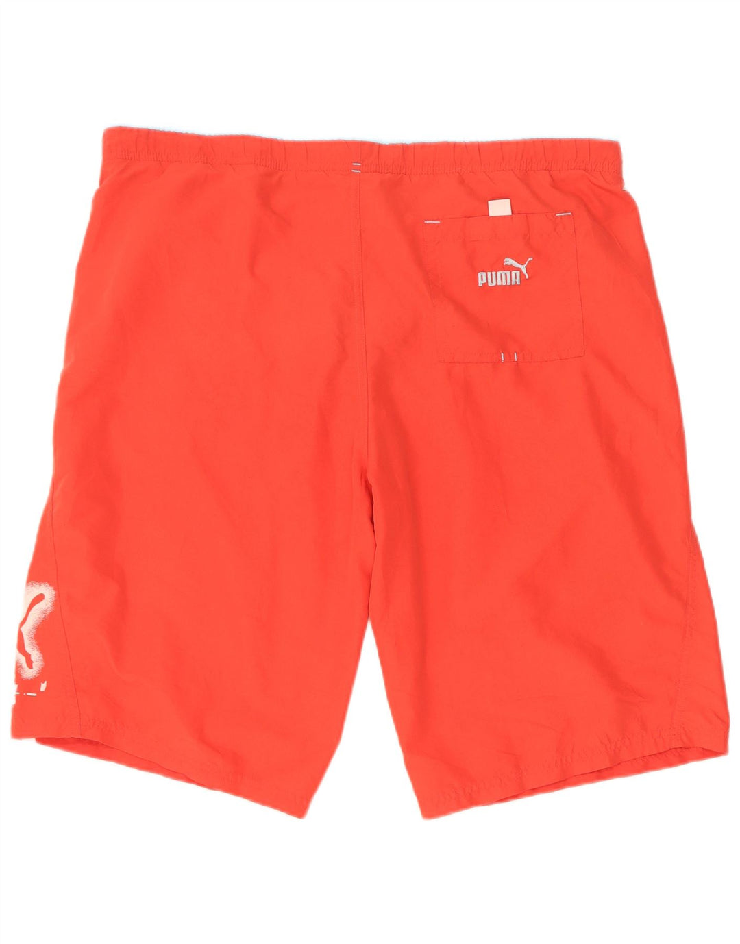 Puma Herre grafiske badeshorts store røde polyester