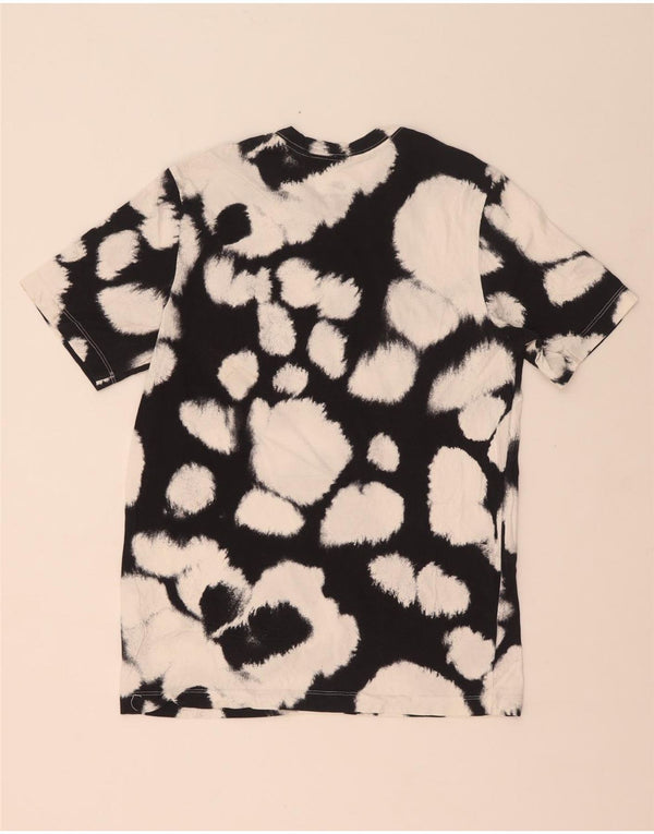 Nike Herre T-shirt Top Medium Sort Tie Dye Bomuld
