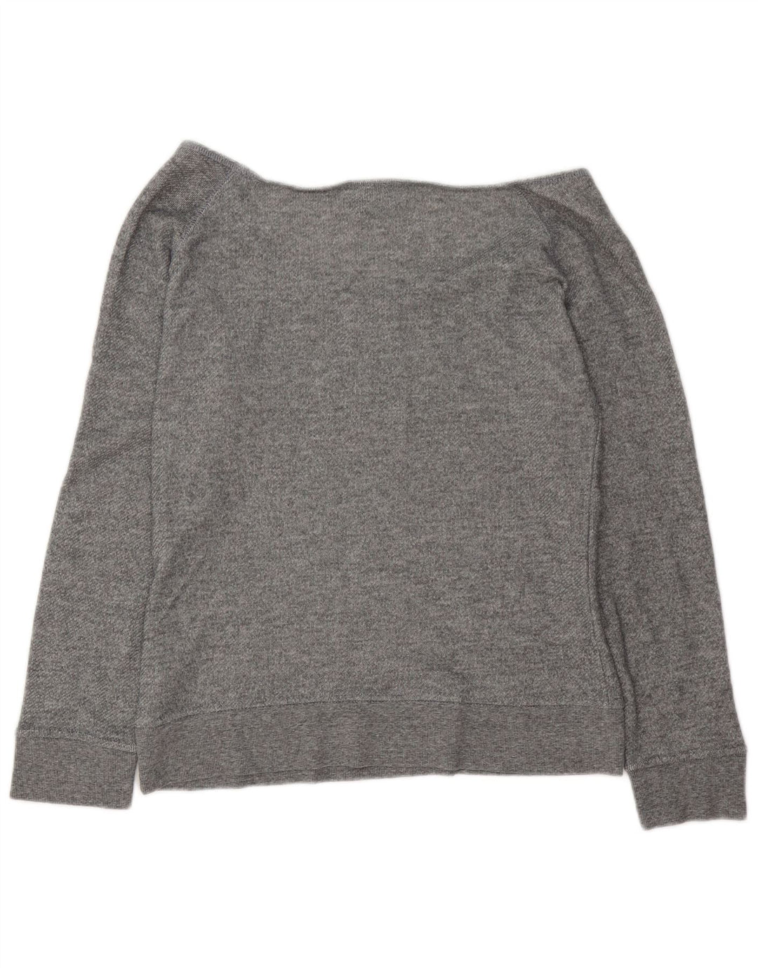 Hard Rock Cafe Dame Off Shoulder Sweatshirt Jumper UK 16 Large Grå