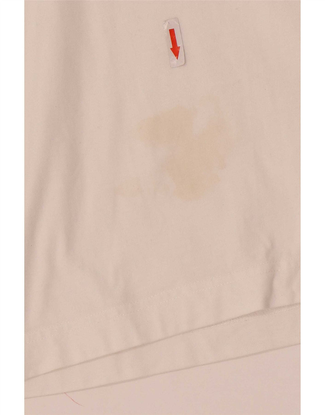 Kappa Herre grafisk poloshirt Stor hvid Colourblock Bomuld