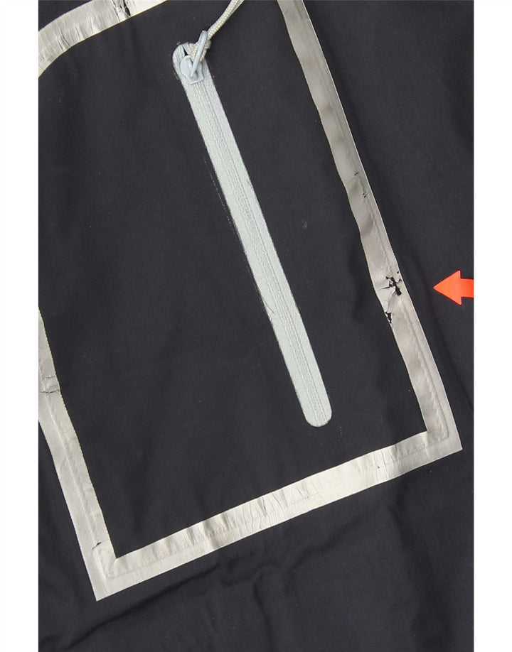 Invicta Grafisk regnjakke til kvinder UK 16 Large Navy Blue Colourblock