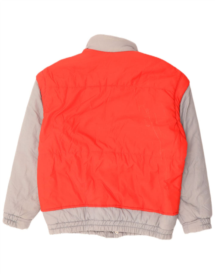 Carrera Polstret jakke til mænd UK 40 Stor rød farveblok polyamid