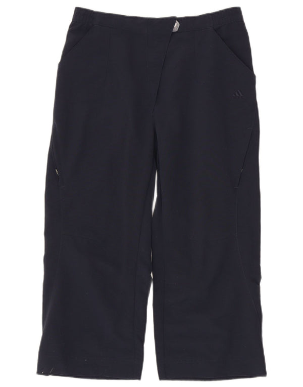 Adidas Dame Capri Cargo Bukser UK 8 Small W28 L20 Navy Blue