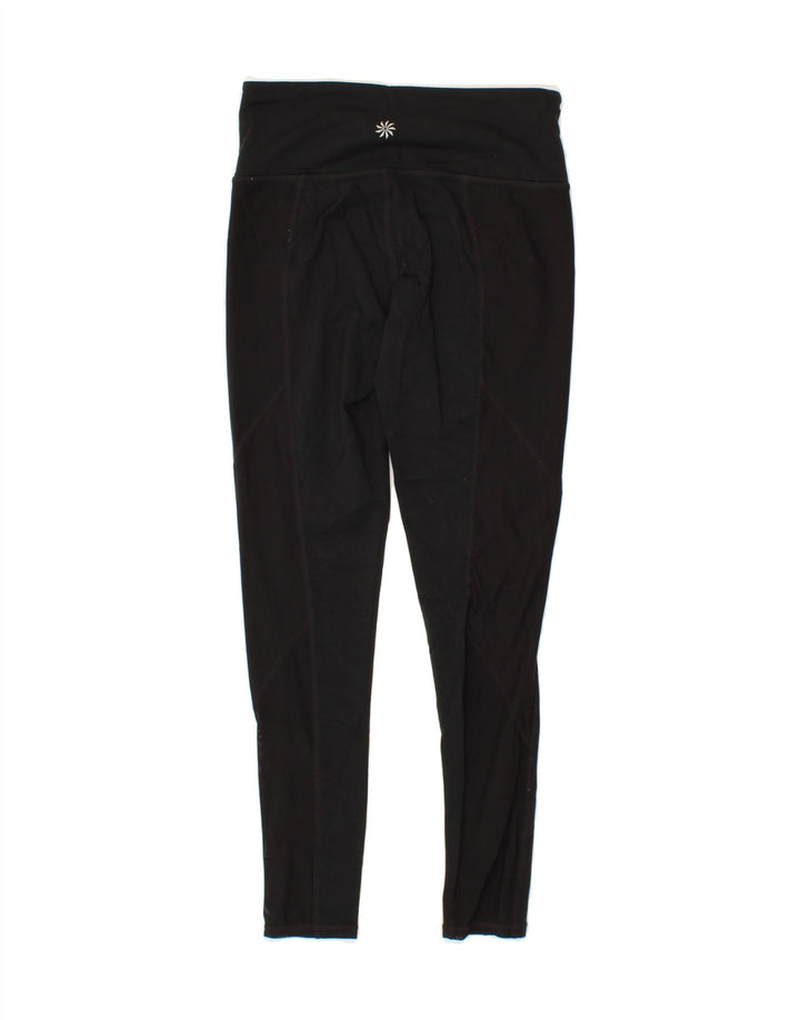 ATHLETA Womens Leggings UK 4 XS  Black Nylon Vintage Athleta and Second-Hand Athleta from Messina Hembry 