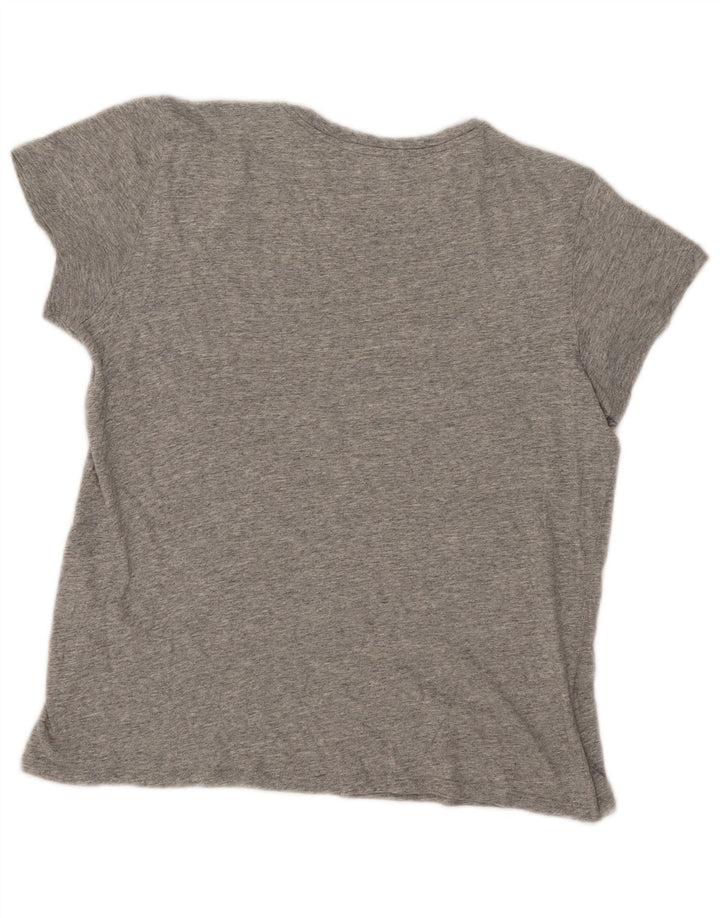 Levi's Grafisk T-shirt top til kvinder DK 16 Stor grå flækket