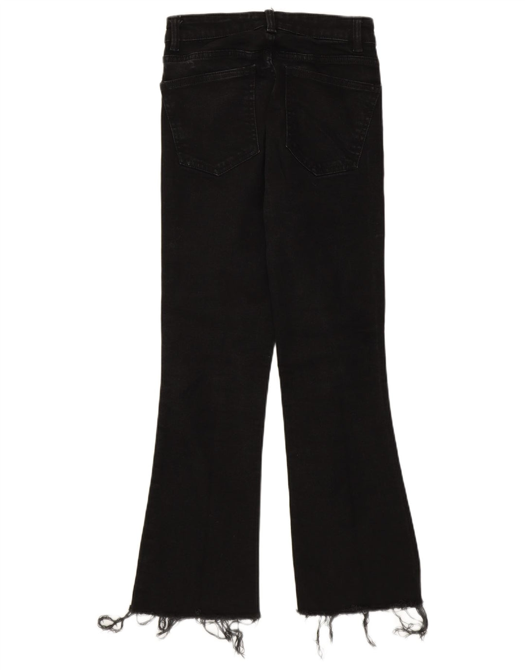 Zara Dame Bootcut Jeans EU 36 XS W26 L25 Sort