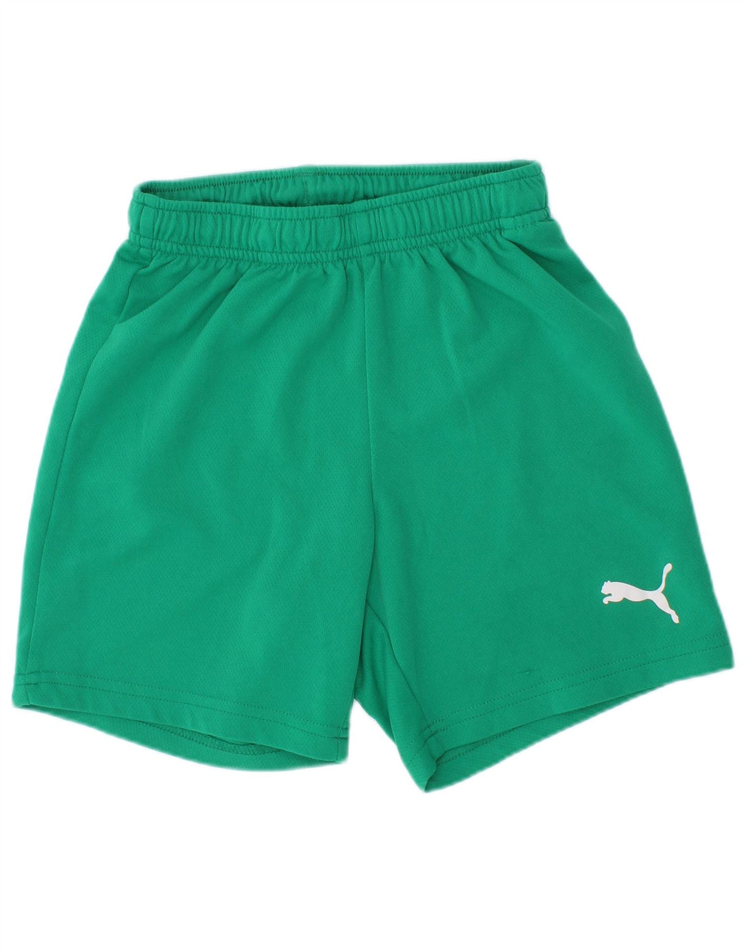 Puma Boys Sports Shorts 7-8 År Grøn Polyester