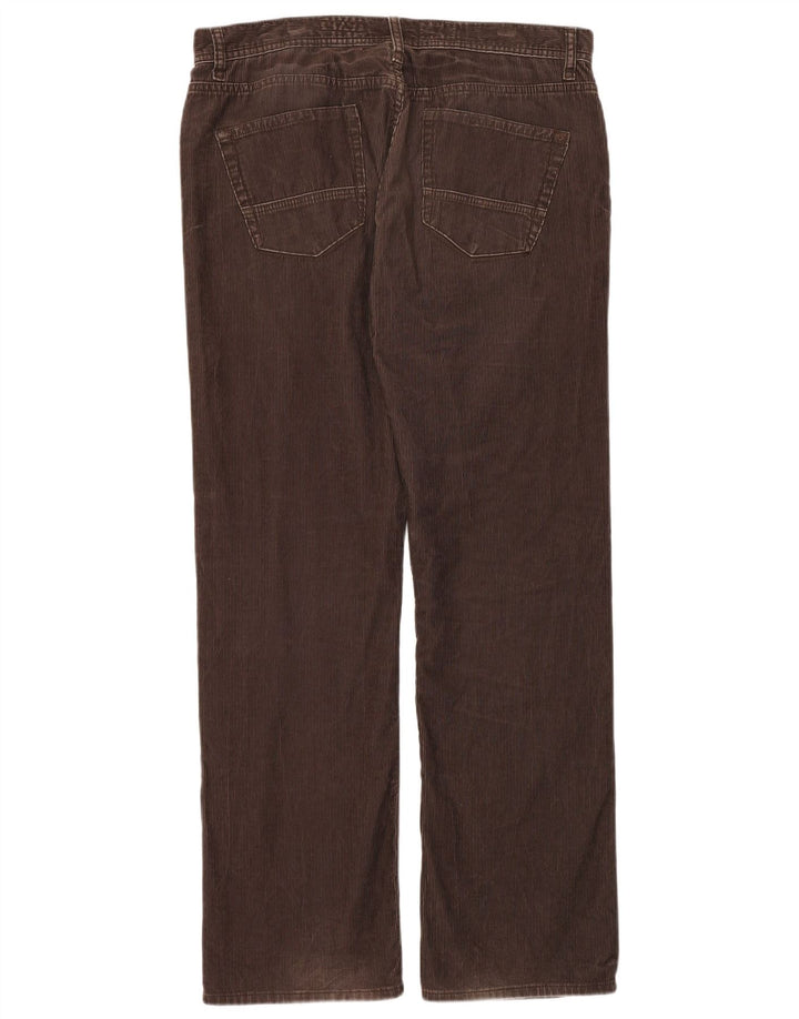 White Stuff Herre Lige Regular Corduroy Bukser W34 L32 Brun Bomuld