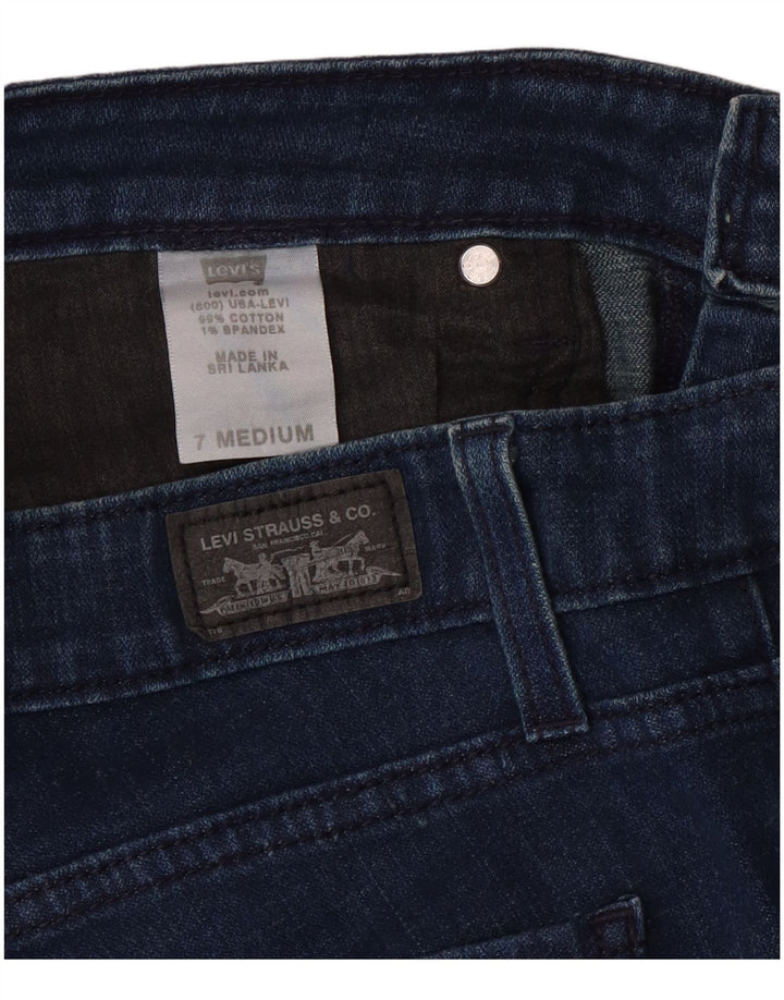 Levi's Dame 524 Super Low Slim Jeans US 7 Medium W32 L31 Blå Bomuld