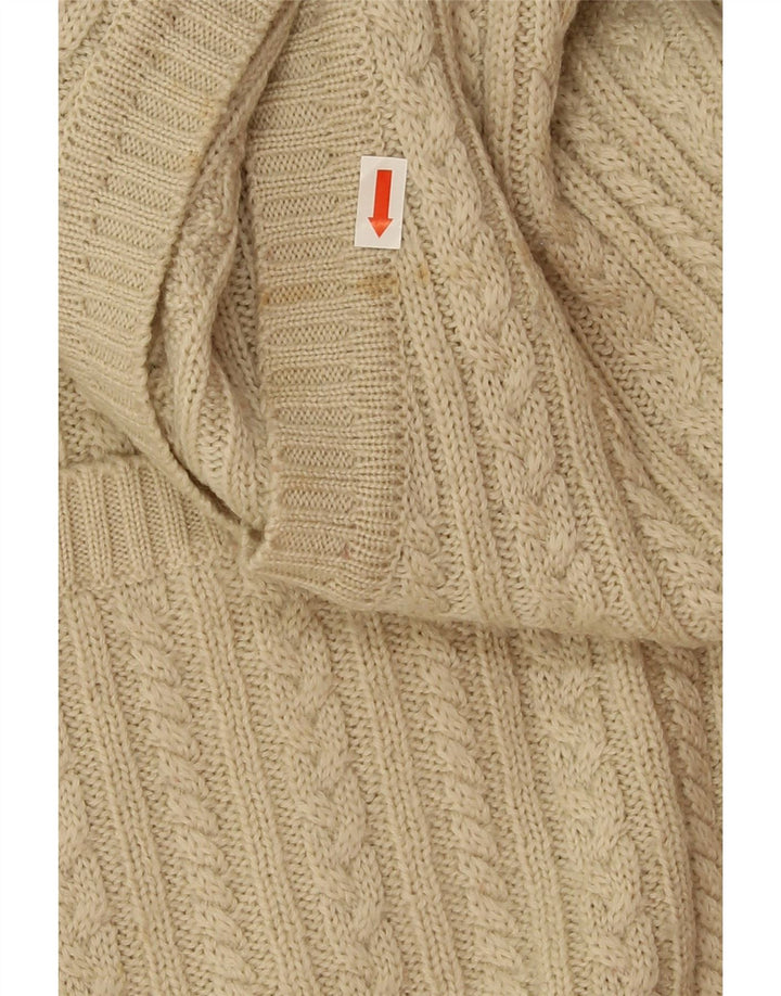 YESSICA Womens Oversized Longline Cardigan Sweater EU 40/42 Medium Beige Vintage Yessica and Second-Hand Yessica from Messina Hembry 
