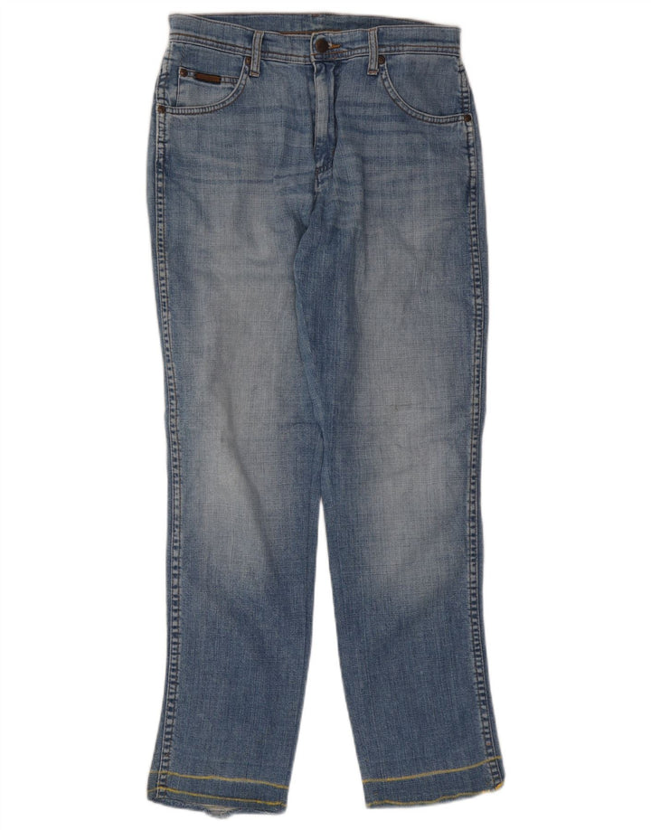 WRANGLER Straight Jeans til mænd W30 L30 Blå Bomuld