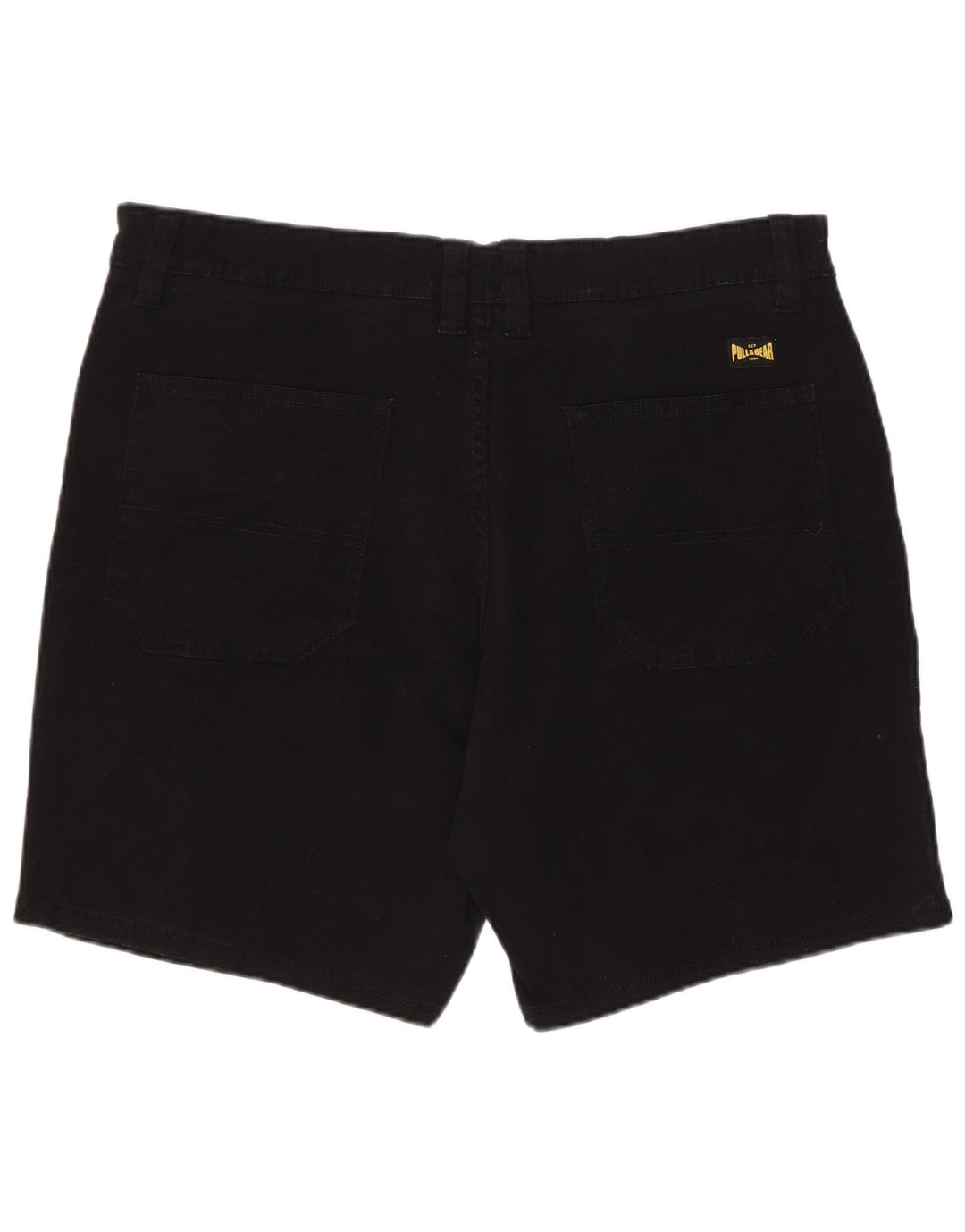 Pull & Bear Herre denimshorts EU 44 Large W34 Black Bomuld