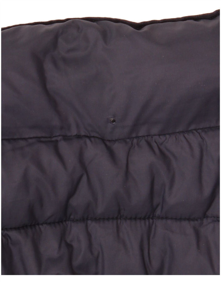 Monsoon Womens Polstret Frakke UK 14 Medium Navy Blue Nylon