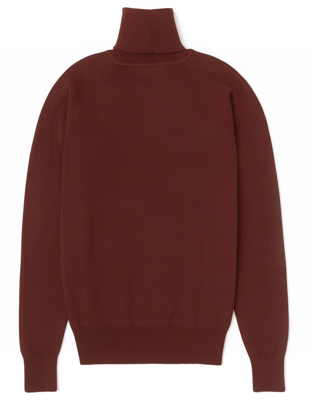 Zara Dame Rullehals Sweater UK 12 Medium Brun Bomuld