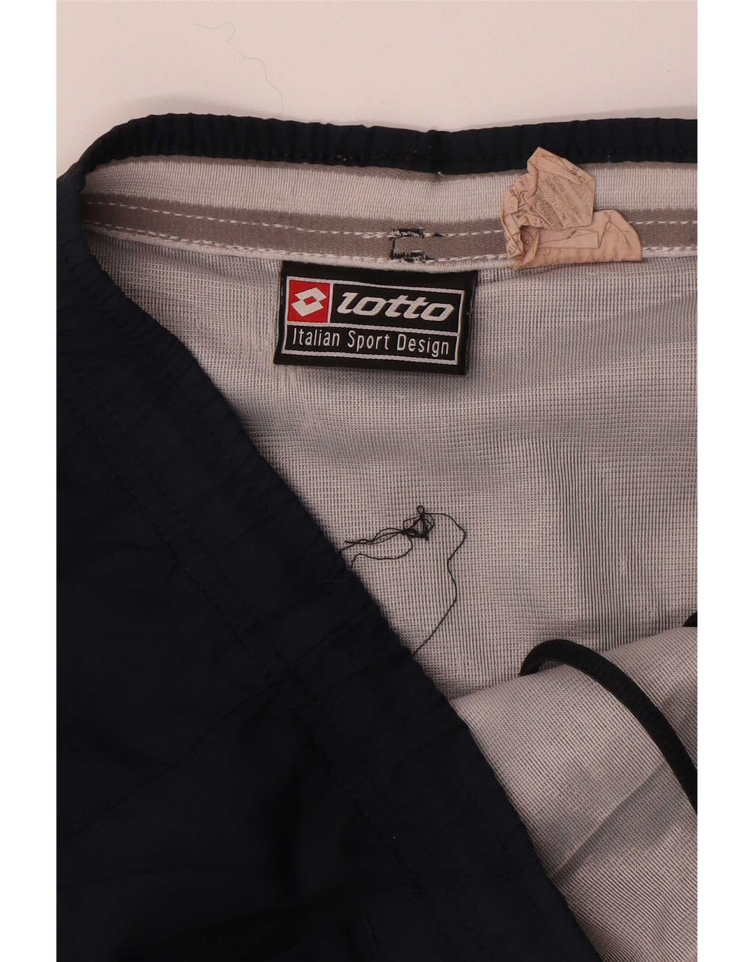 Lotto Herre Sportshorts Medium Navyblå stribet polyamid