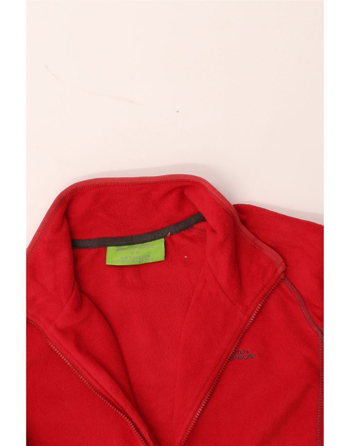 MOUNTAIN WAREHOUSE Boys Fleece Jacket 11-12 Years Red Polyester Vintage Mountain Warehouse and Second-Hand Mountain Warehouse from Messina Hembry 