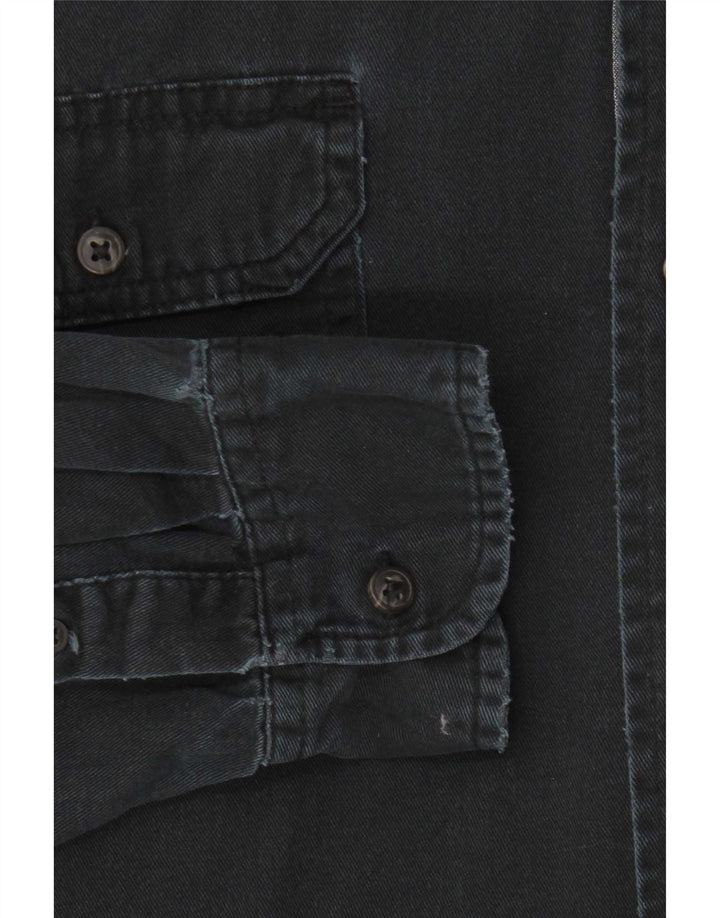 Wrangler herreskjorte 2XL marineblå bomuld