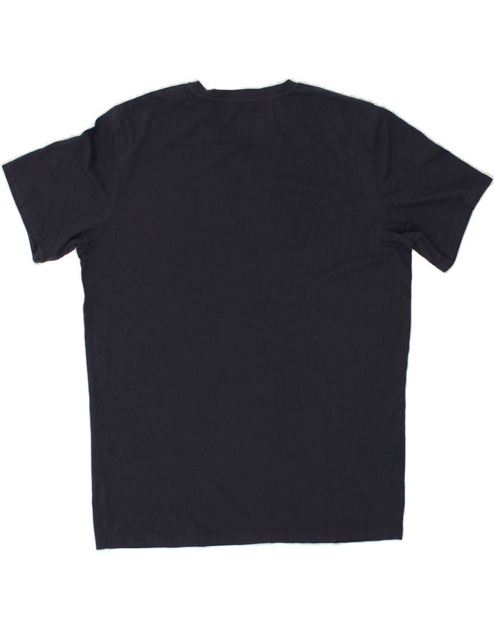 JACK & JONES Mens T-Shirt Top Large Navy Blue | Vintage Jack & Jones | Thrift | Second-Hand Jack & Jones | Used Clothing | Messina Hembry 