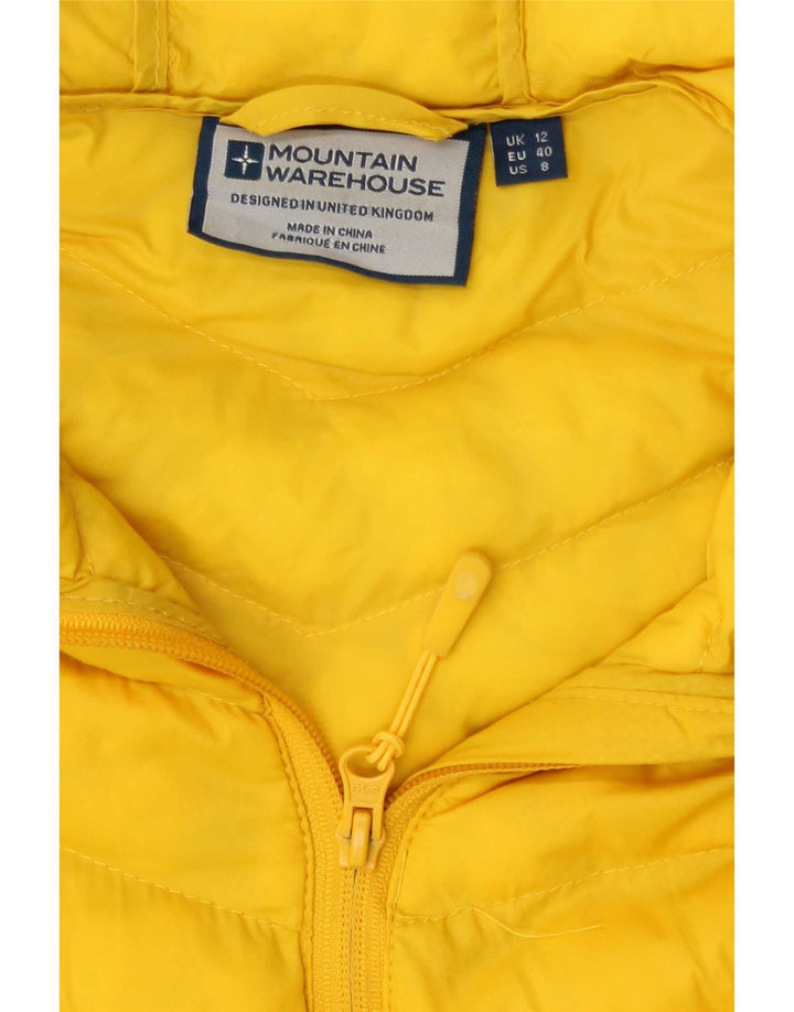 Mountain Warehouse Dame Hættejakke UK 12 Medium Gul