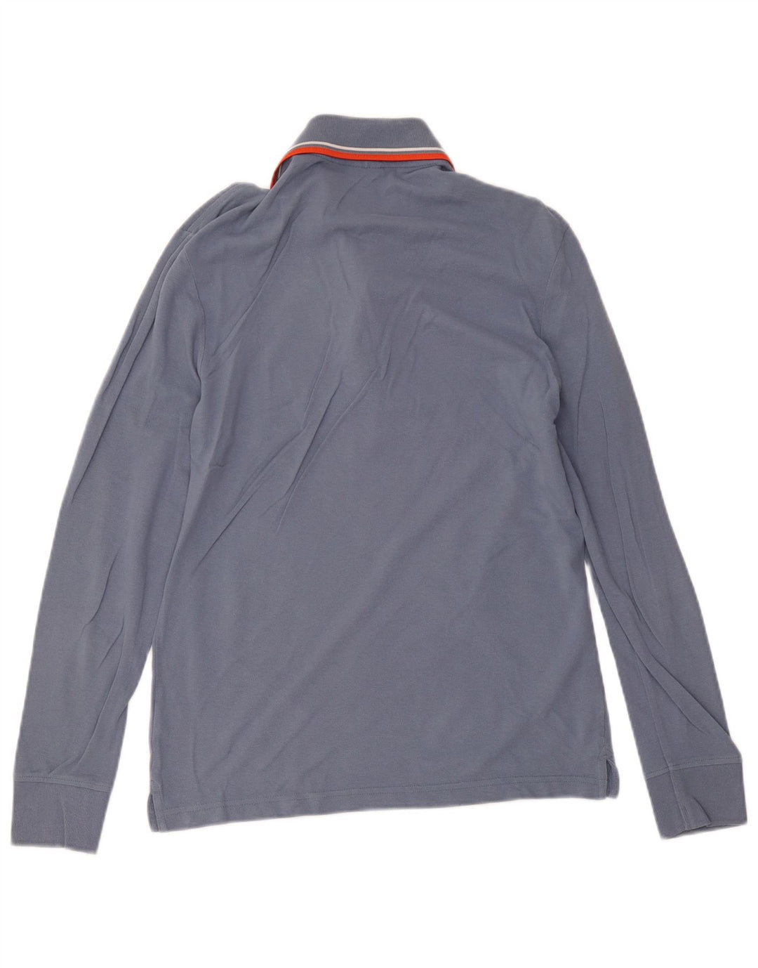 Diadora Langærmet Polo Shirt til mænd, lille blå bomuld
