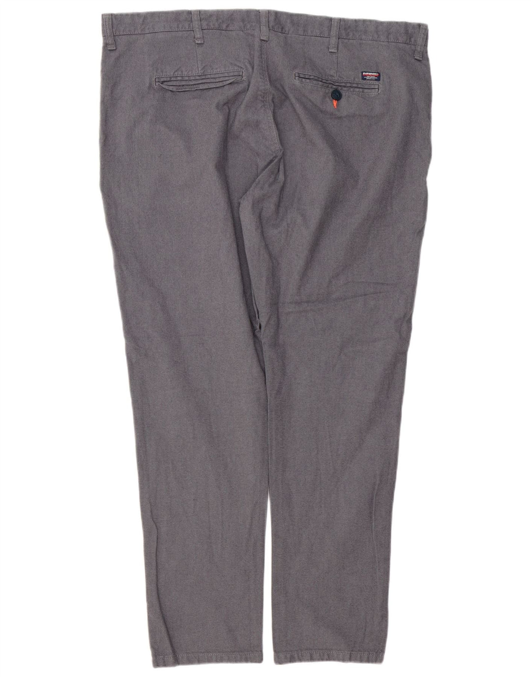 Superdry Slim Chino Bukser til mænd 3XL W46 L31 Grå Bomuld