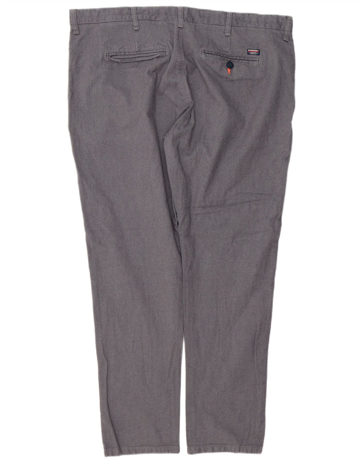 Superdry Slim Chino Bukser til mænd 3XL W46 L31 Grå Bomuld