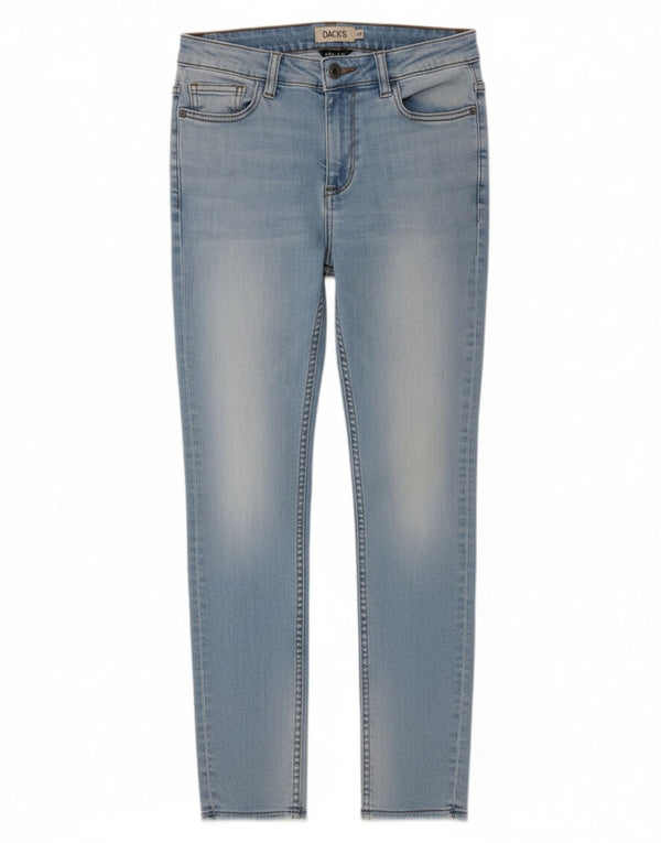 Dacks Dame Skinny Jeans IT 42 Medium W28 L26 Blå Bomuld