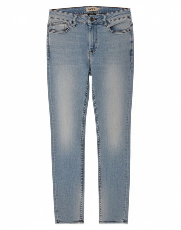 Dacks Dame Skinny Jeans IT 42 Medium W28 L26 Blå Bomuld