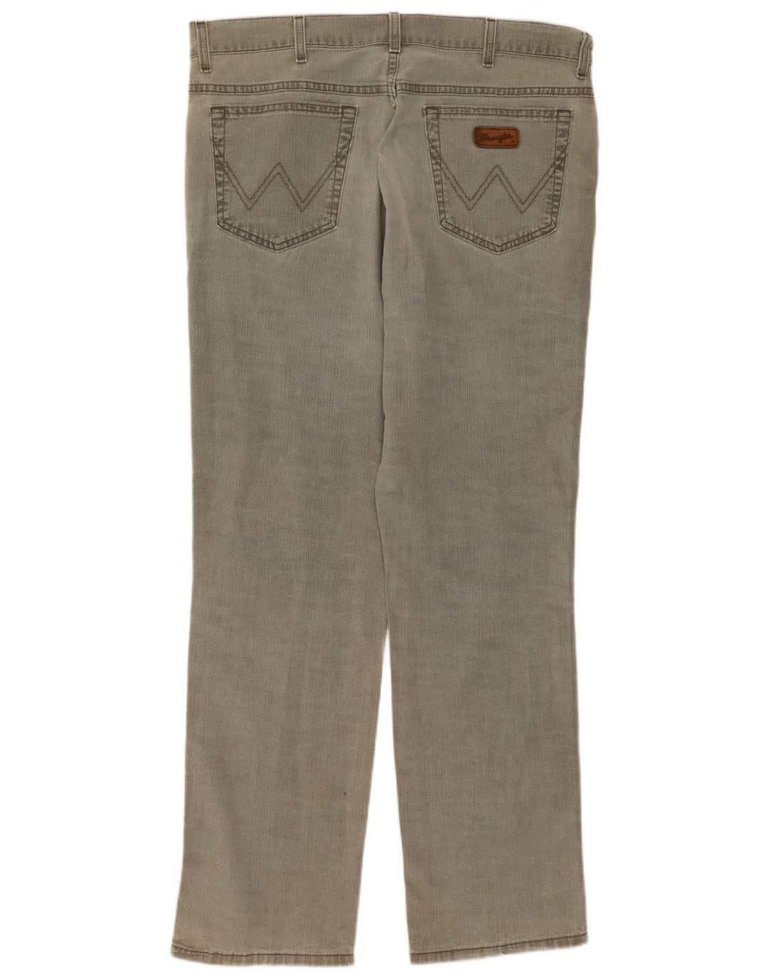 Wrangler Herre Texas Stretch Straight Jeans W36 L32 Grå Bomuld